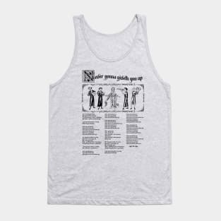 Never Gonna Giveth You Up Tank Top